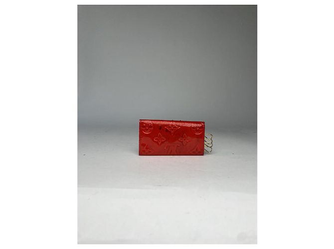 Louis Vuitton Lockme rote Handtasche aus Lackleder - Ansicht 2