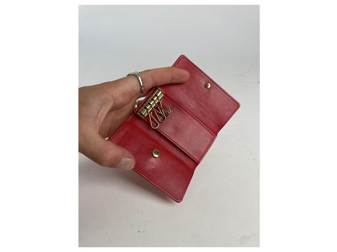 Louis Vuitton Lockme rote Handtasche aus Lackleder - Ansicht 3