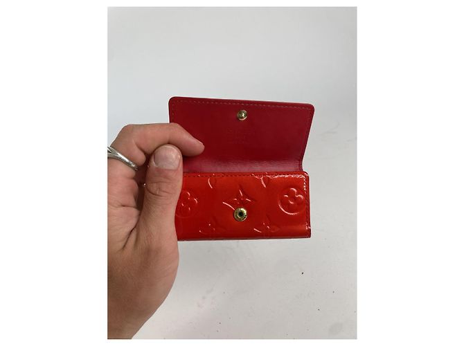 Louis Vuitton Lockme rote Handtasche aus Lackleder - Ansicht 5
