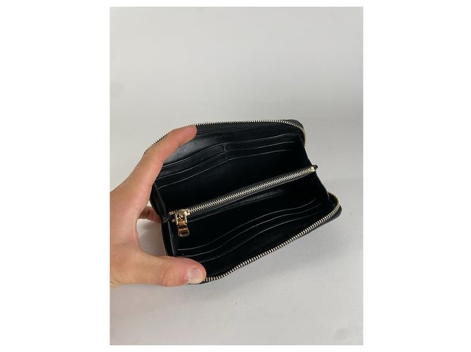 Cartera de cuero patentado negro Miu Miu - vista 3