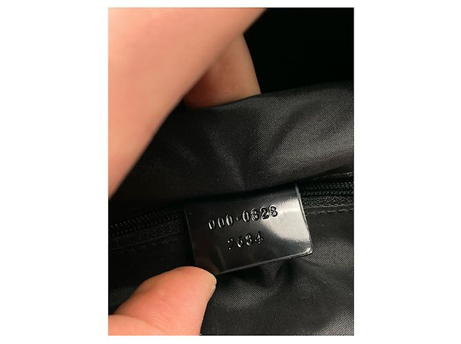 Gucci Bamboo Bullet schwarze Polyester-Handtasche - Ansicht 2