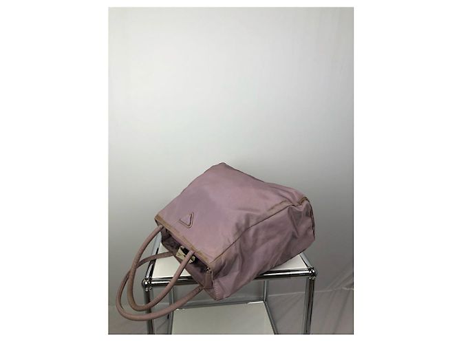 Prada Re-Edition 2005 lila Polyester Handtasche mit Reißverschluss - Ansicht 2
