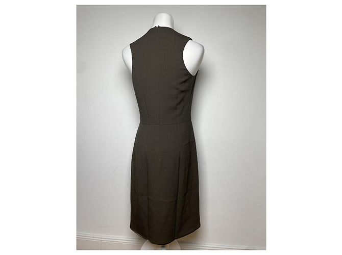 Givenchy Khaki Seidenkleid - Ansicht 4