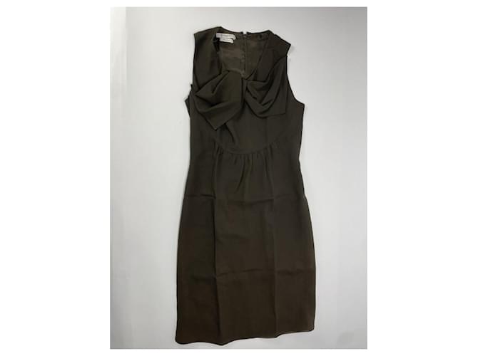 Givenchy Khaki Seidenkleid - Ansicht 5