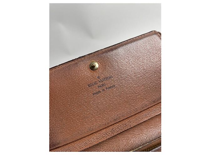 Louis Vuitton Flore braune Lederbörse - Ansicht 5