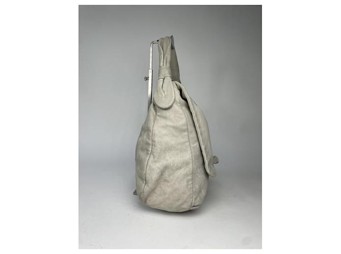 Marc Jacobs The Eclipse Silberne Lederhandtasche - Ansicht 2