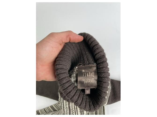 Isabel Marant Brauner Wollstrick - Ansicht 4
