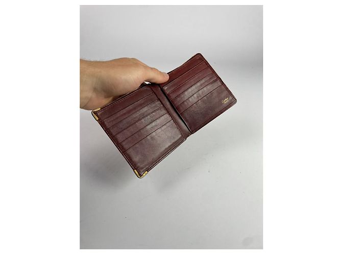 Cartier Bordeaux Lackleder Tasche - Ansicht 5