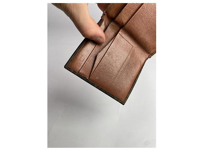 Billetera de cuero marrón Joséphine de Louis Vuitton Castaño - vista 5