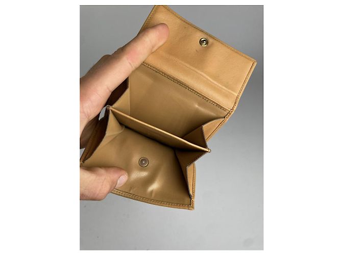 Céline Cartera de cuero marrón Celine Triomphe Castaño - vista 5