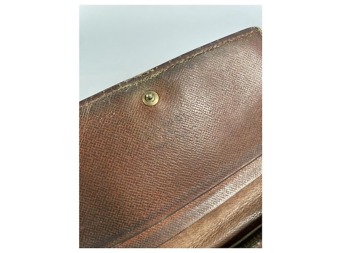 Louis Vuitton Flore braune Lederbörse - Ansicht 5
