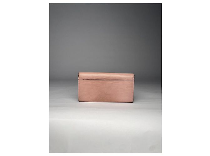 Portafoglio in pelle rosa Louis Vuitton Twist - vista 2