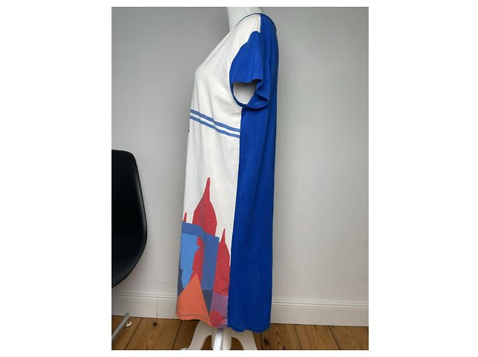 Jean Paul Gaultier Multicolor Baumwollkleid Mehrfarben - Ansicht 2