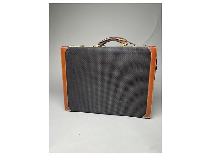 Borsa da viaggio in pelle nera Bally Nero - vista 4