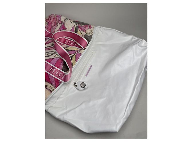 Borsa in lana rosa Emilio Pucci - vista 2