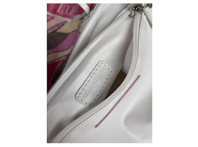 Borsa in lana rosa Emilio Pucci - vista 3