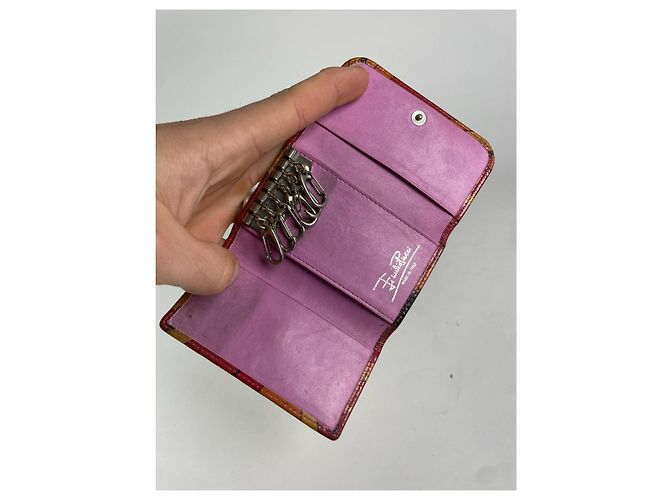 Emilio Pucci mehrfarbige Lederhandtasche Mehrfarben - Ansicht 5