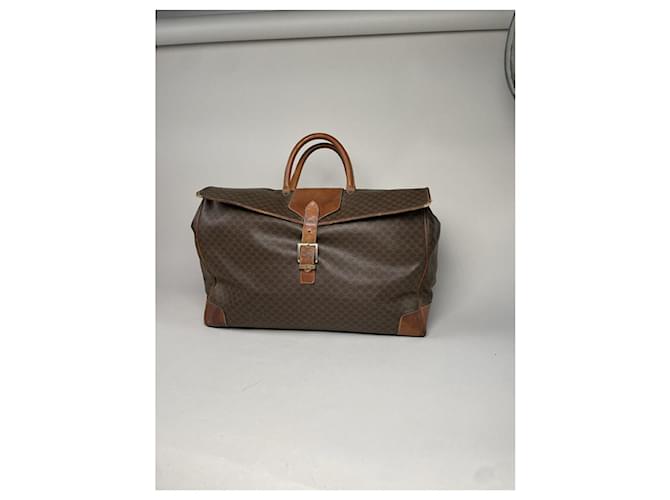 Céline Borsa a secchiello in pelle marrone Celine - vista 3