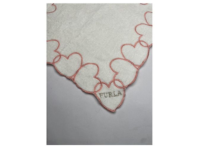 Sciarpa in cotone bianco Furla - Ansicht 2