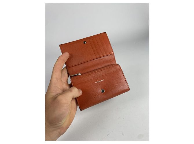 Burberry orange Leder Geldbörse - Ansicht 4