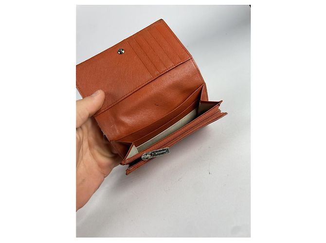 Burberry orange Leder Geldbörse - Ansicht 5