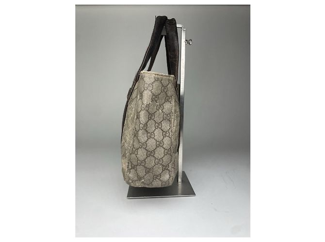 Gucci Ophidia graue Lederhandtasche - Ansicht 5