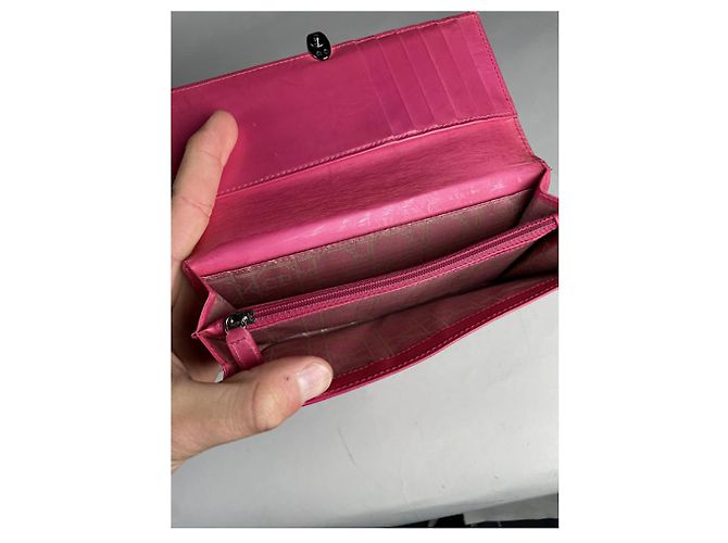 Cartera de piel patentada rosa Lady Dior - vista 5