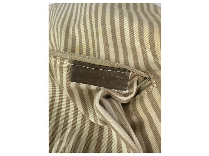 Borsa a mano in pelle marrone Loewe Flamenco - vista 2