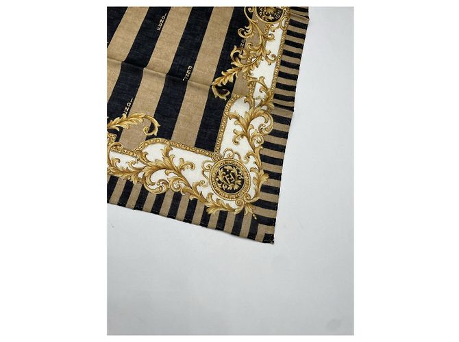 Fendi Brown Silk Scarf - view 2