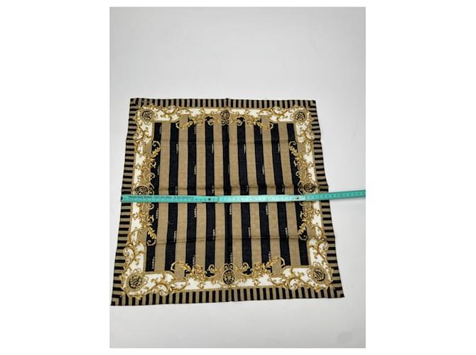 Fendi Brown Silk Scarf - view 5