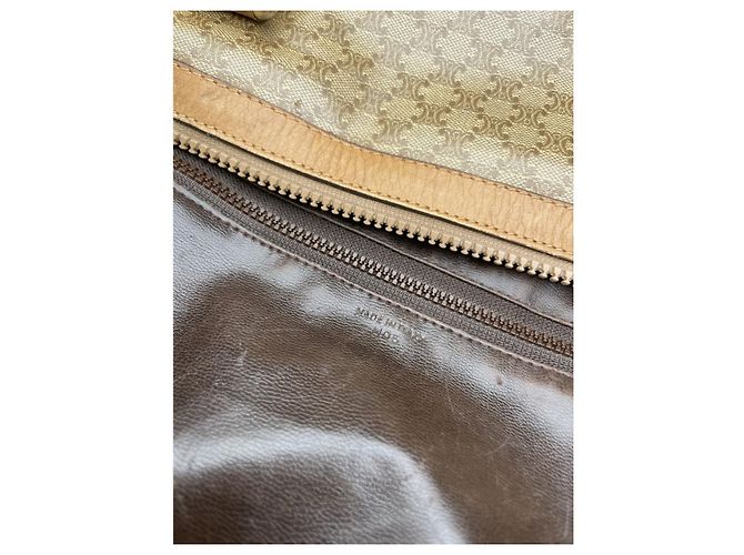 Céline Borsa a mano in pelle marrone Celine - vista 3