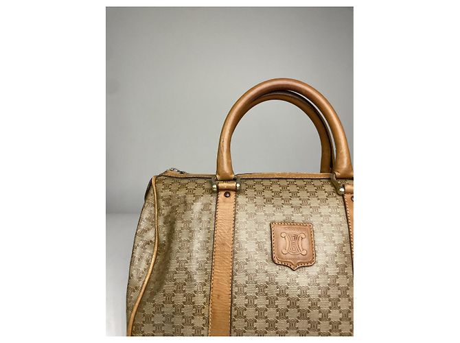 Céline Borsa a mano in pelle marrone Celine - vista 4