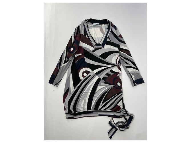 Vestido de algodón negro Emilio Pucci - vista 4