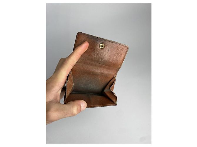 Louis Vuitton Kirigami braune Lederbörse - Ansicht 3