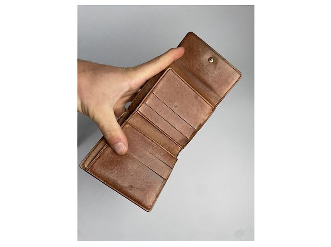 Louis Vuitton Kirigami braune Lederbörse - Ansicht 4