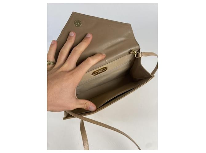 Borsa in pelle marrone Givenchy 4G - vista 3