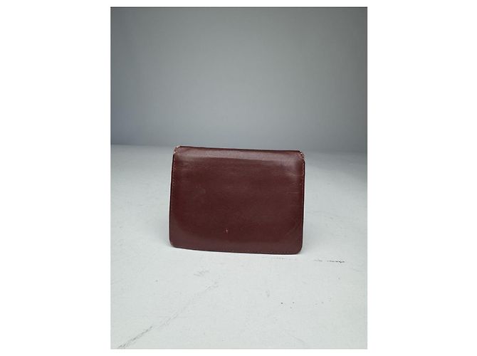 Borsa in pelle bordeaux Cartier Bordò - vista 2