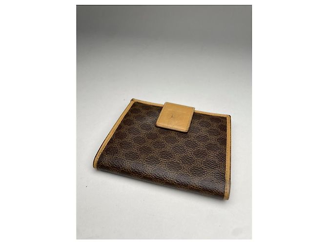 Céline Celine Triomphe Vintage Brown Leather Wallet - view 4