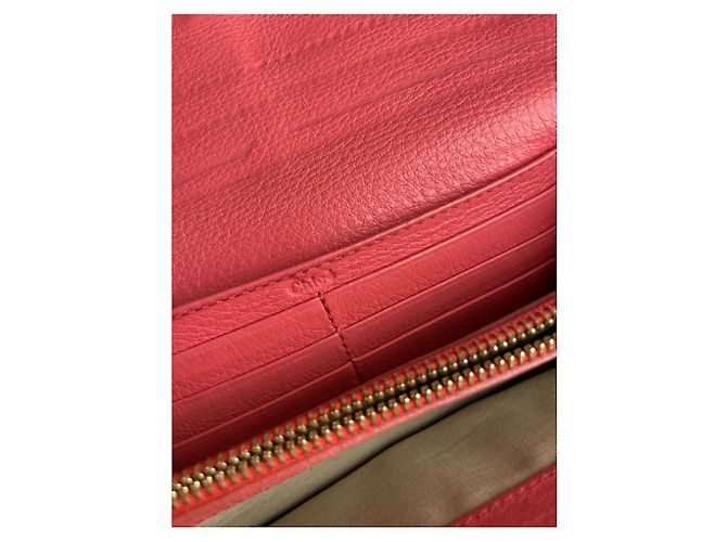 Cartera de cuero rosa Chloé Tess - vista 5
