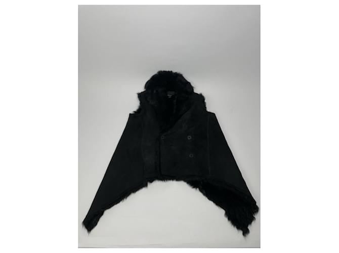 Schwarze Lederjacke von Alexander Wang - Ansicht 2