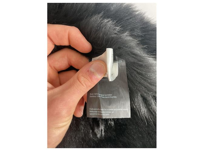Schwarze Lederjacke von Alexander Wang - Ansicht 5