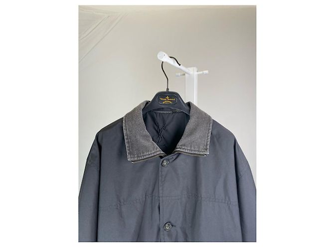 Schwarze Polyesterjacke von Yves Saint Laurent - Ansicht 5