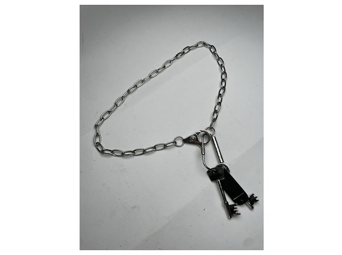 Collana in acciaio argento D&G - vista 2