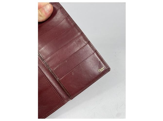 Cartier Bordeaux Lackleder Tasche - Ansicht 5