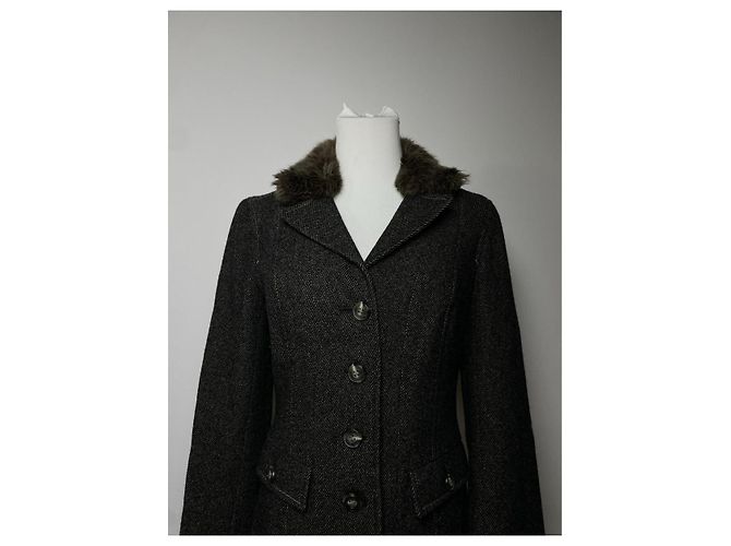 Abrigo trench de algodón antracita Kensington de Burberry Gris antracita - vista 2