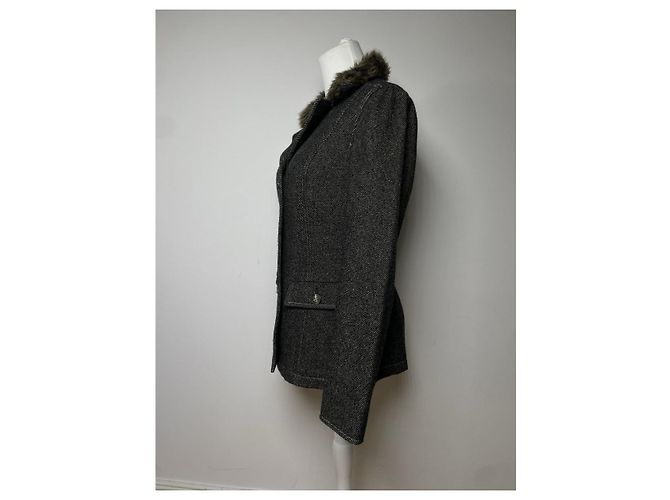 Abrigo trench de algodón antracita Kensington de Burberry Gris antracita - vista 3