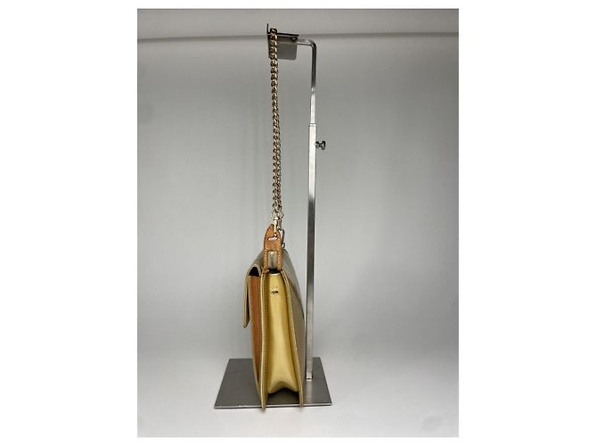 Louis Vuitton Ambre Gelbe Lackleder-Handtasche - Ansicht 2