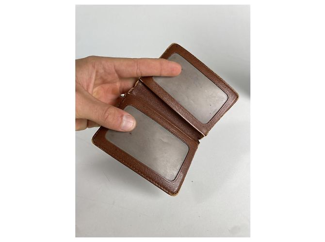 Borsa in pelle marrone Louis Vuitton - vista 4