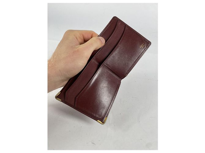 Cartier Bordeaux Lackleder Tasche - Ansicht 4