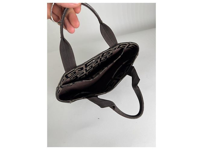 Bolso de mano de algodón marrón Givenchy 4G Castaño - vista 2